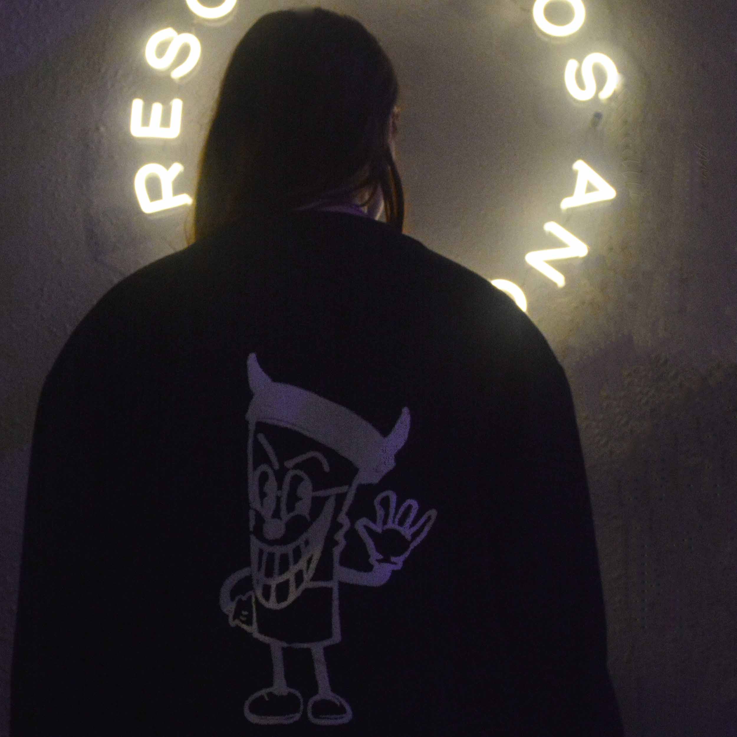 Cartoon Crewneck model photo