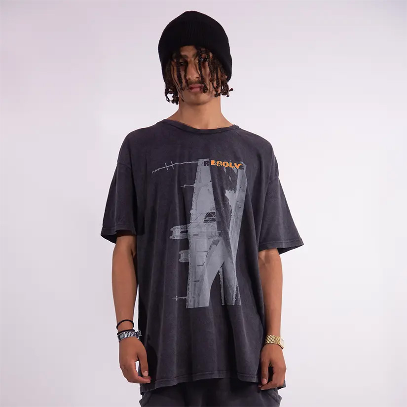 Gray Bridge Shirt ORANGE- -Limited product photo