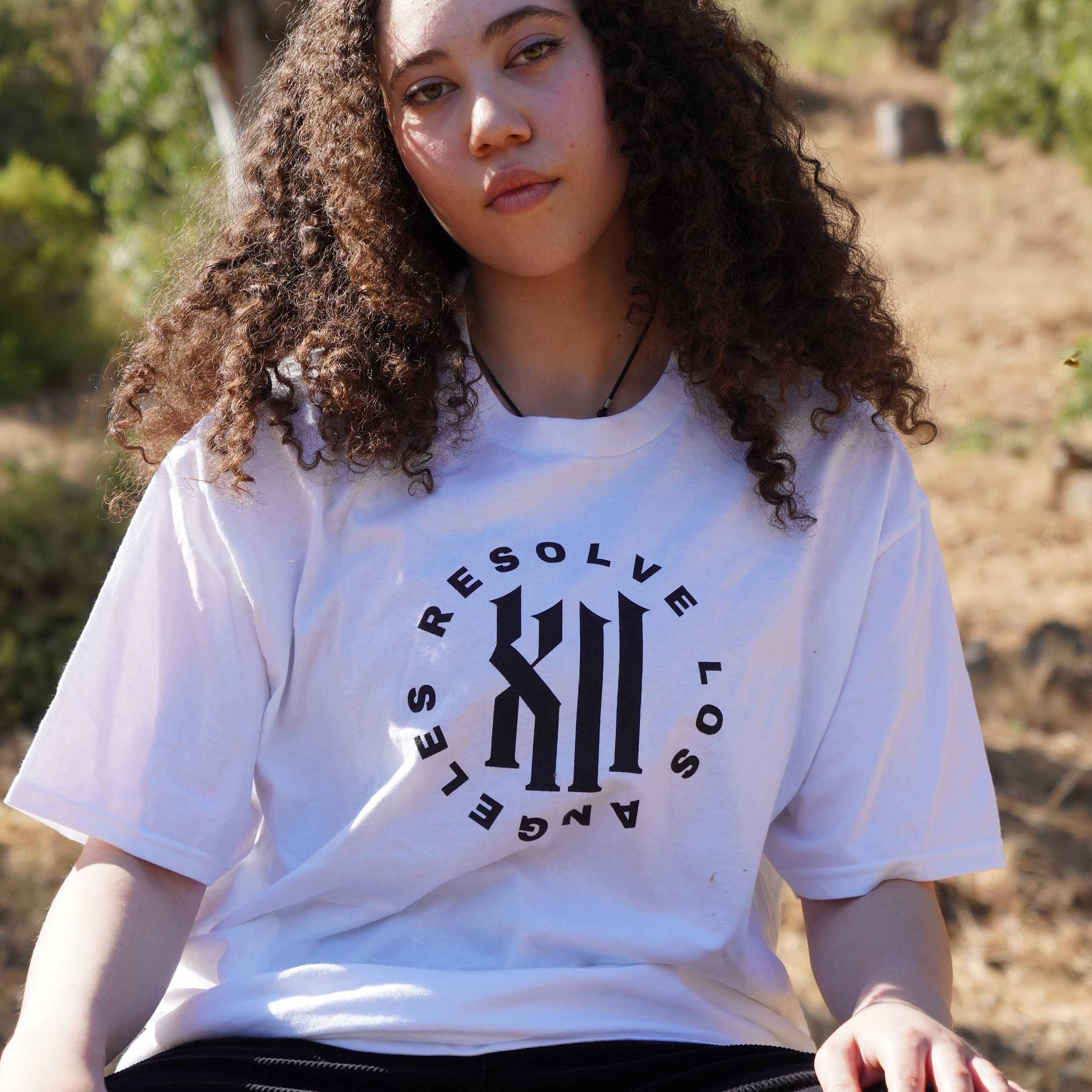 Serenity Tee Shirt Model Photo
