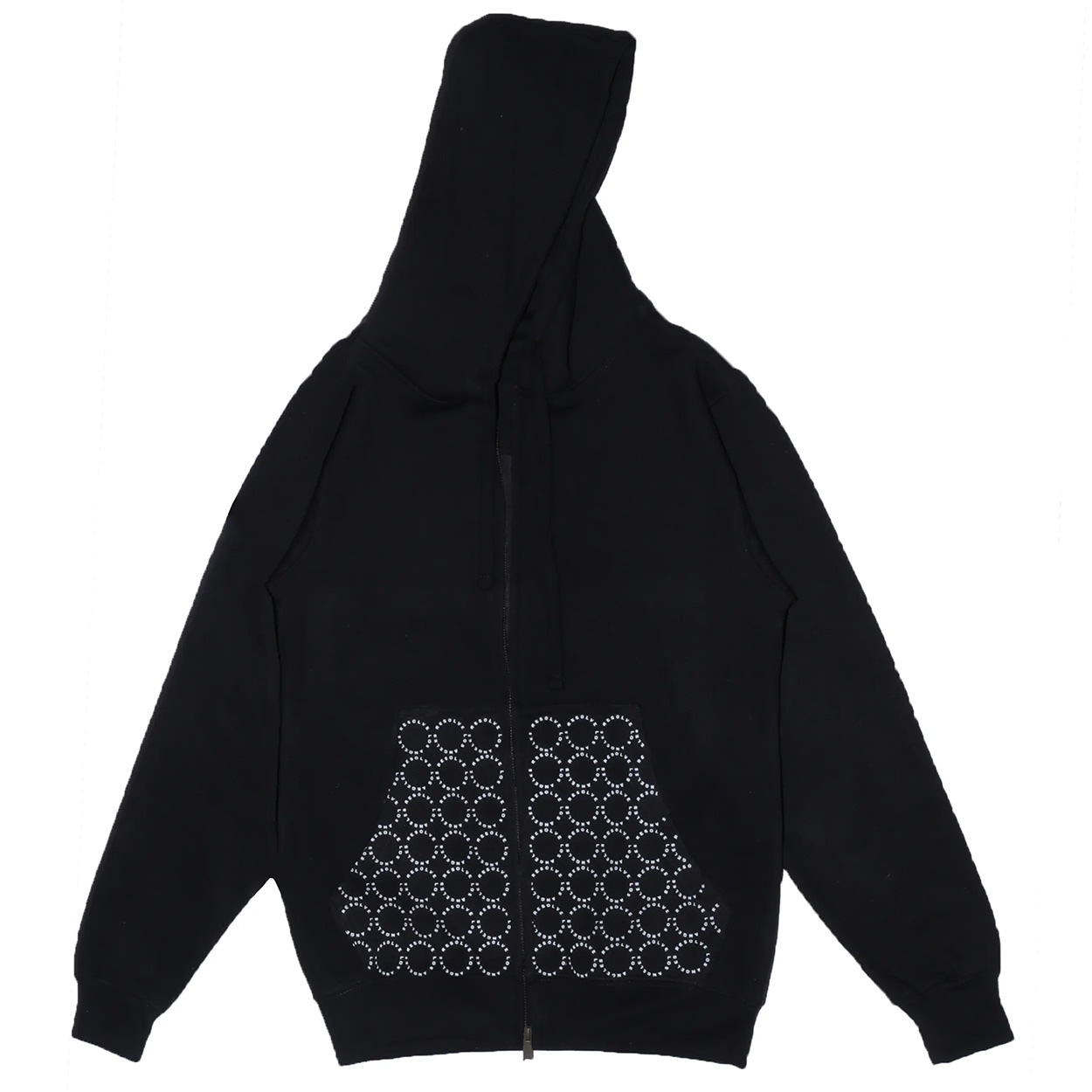Repeated Logo Zip-Up model photo